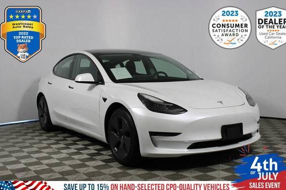 TESLA MODEL 3 2022 5YJ3E1EA9NF124332 image